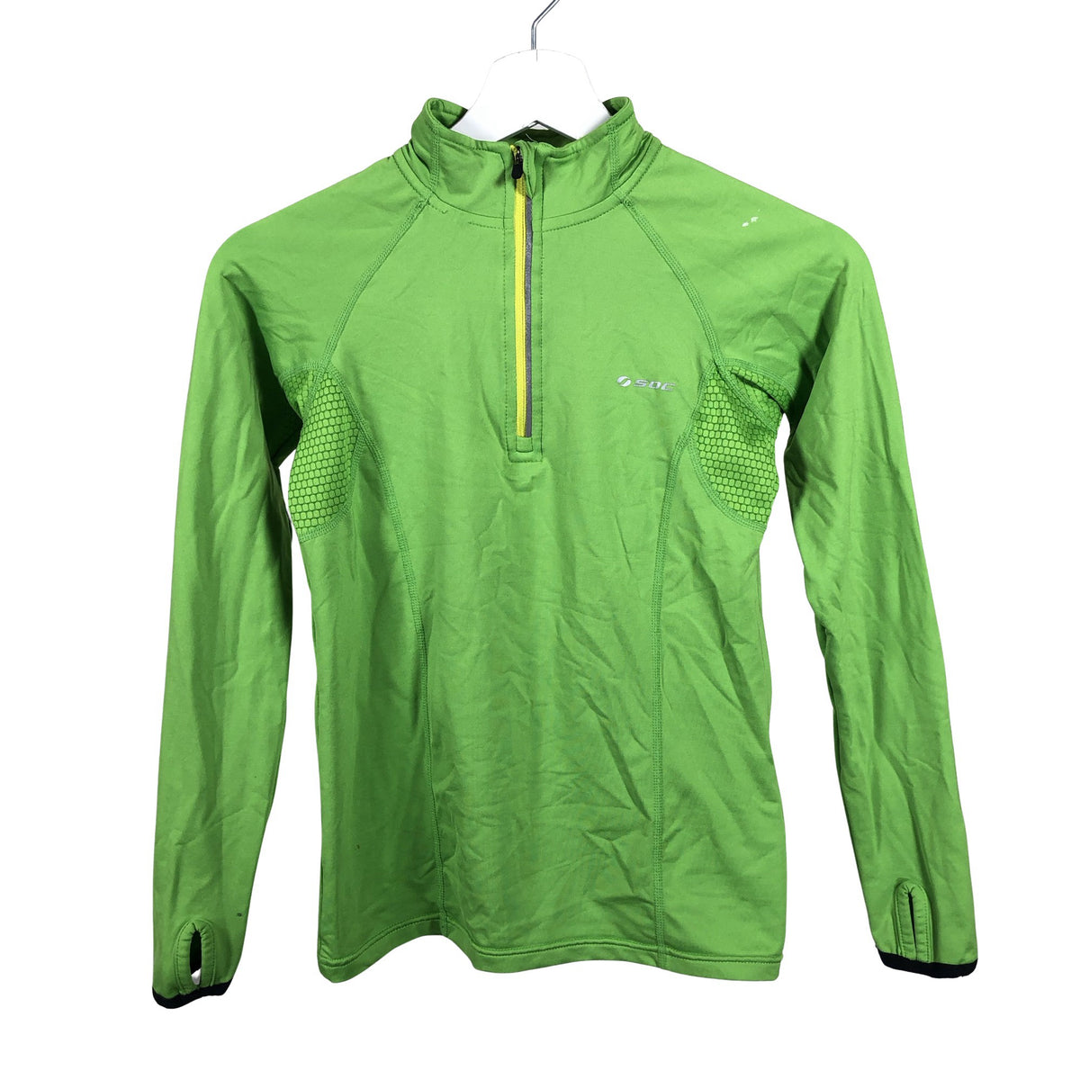 Unisex Soc - Sports shirt, long sleeve, size 134 - 140 - Green (1)