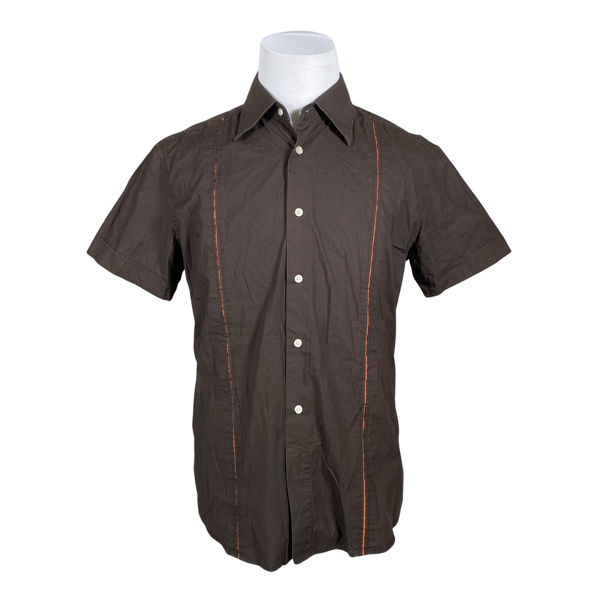 Unisex Mexx - Collared shirt, size M - Brown (1)