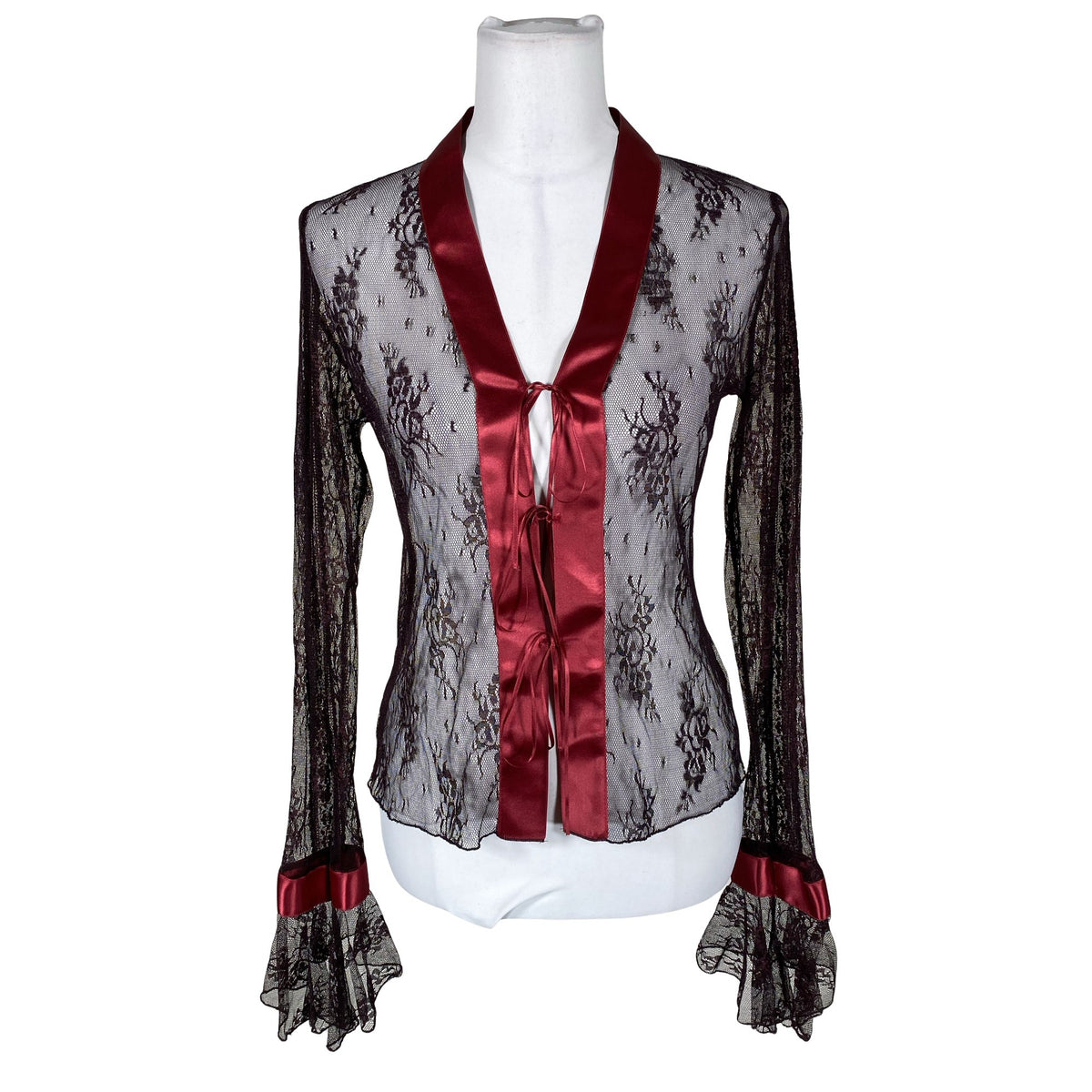 Unisex An'ge - Party shirt, size 34 - Wine red (1)