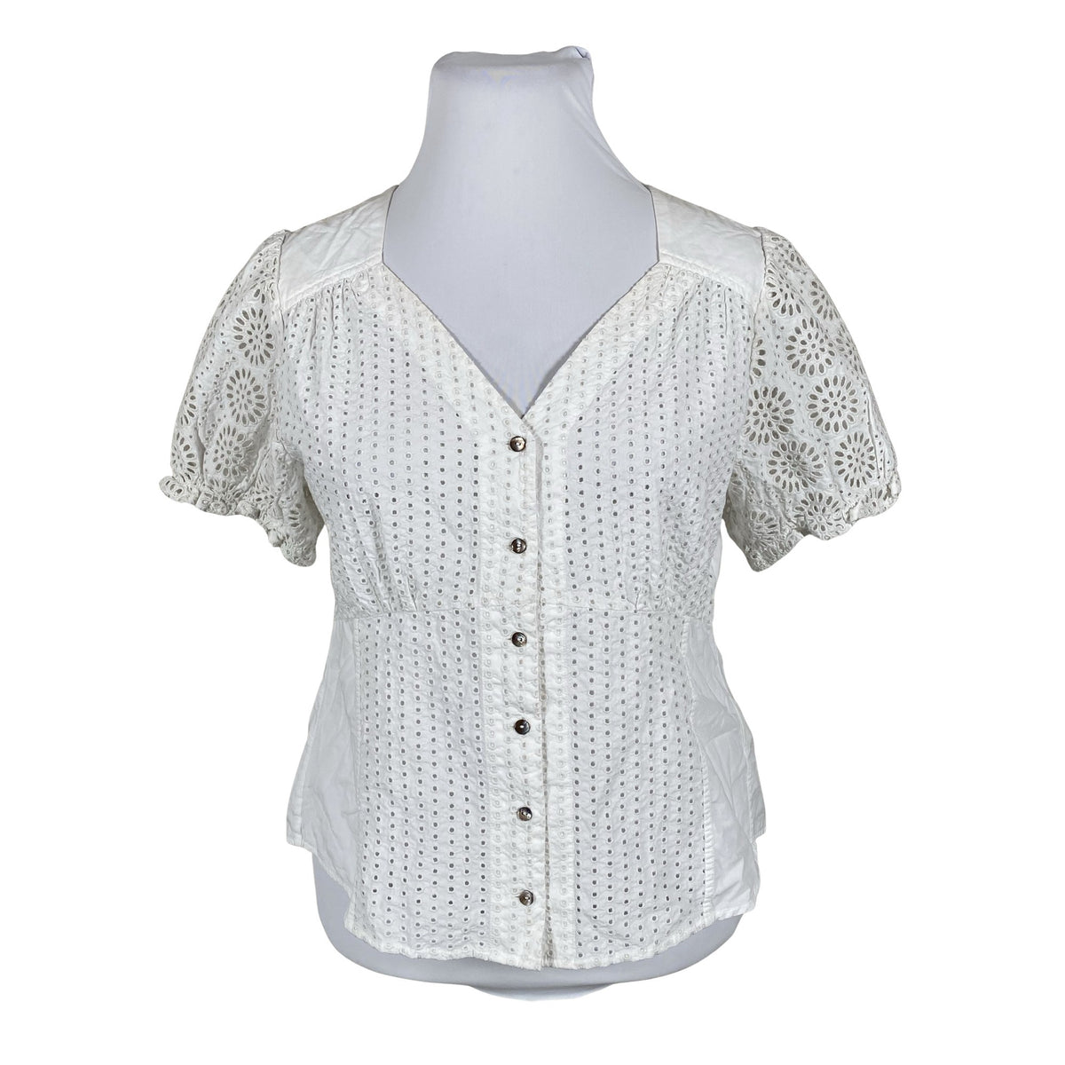 Unisex Odd Molly - Short-sleeved blouse, size 42 - White (1)