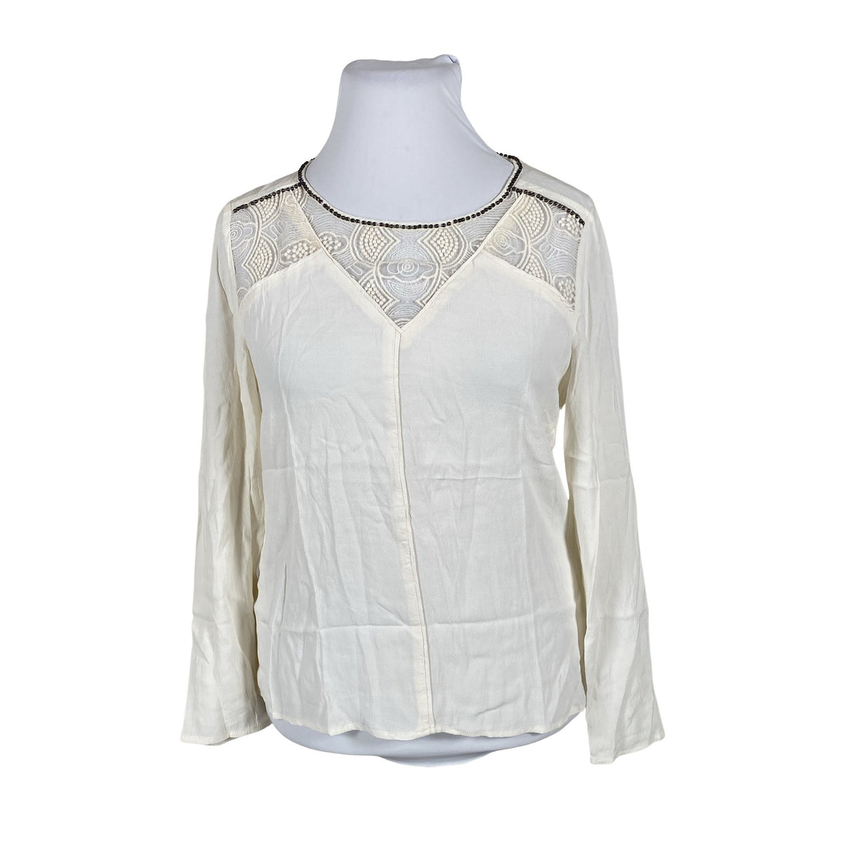 Unisex Cream - Blouse, size 42 - White (1)