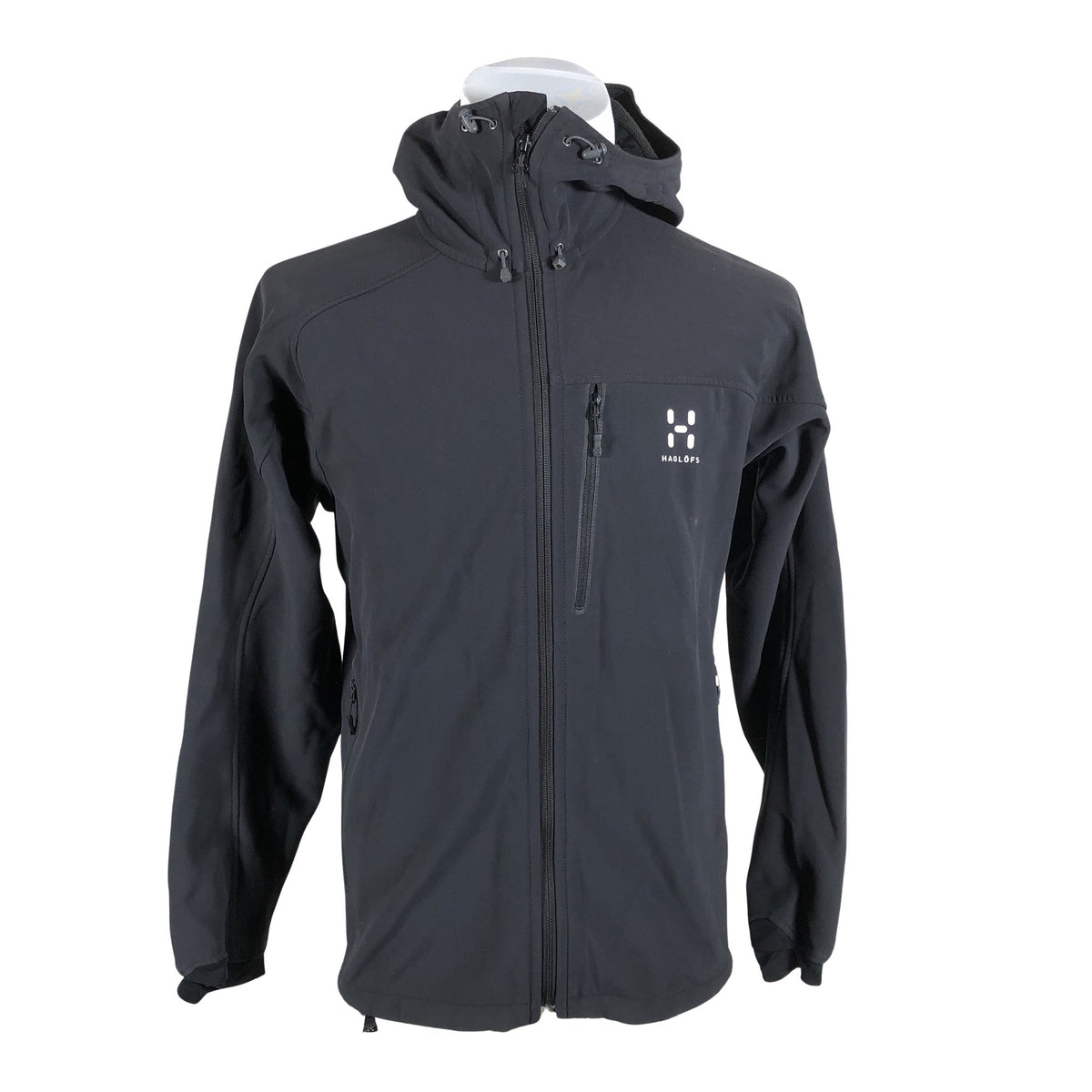 Unisex Haglöfs - Soft shell jacket, size M - Black (1)