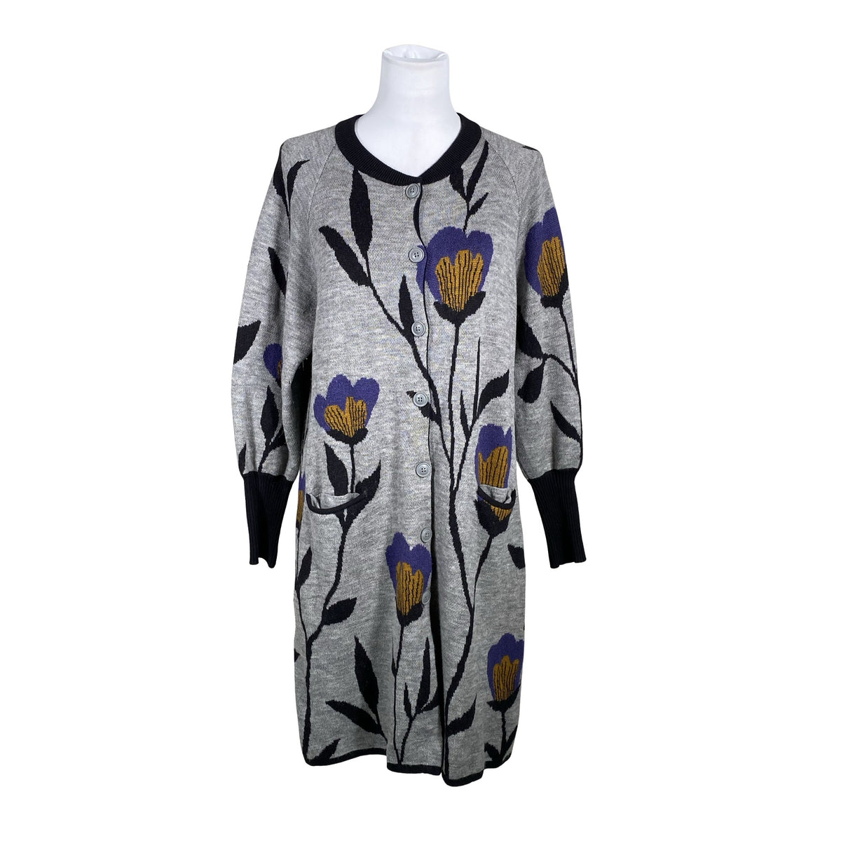 Unisex Gudrun & Gudrun - Cardigan, size 40 - Gray (1)
