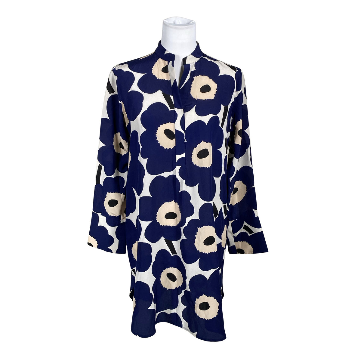 Unisex Marimekko - Schiffon tunic, size 36 - Blue (1)