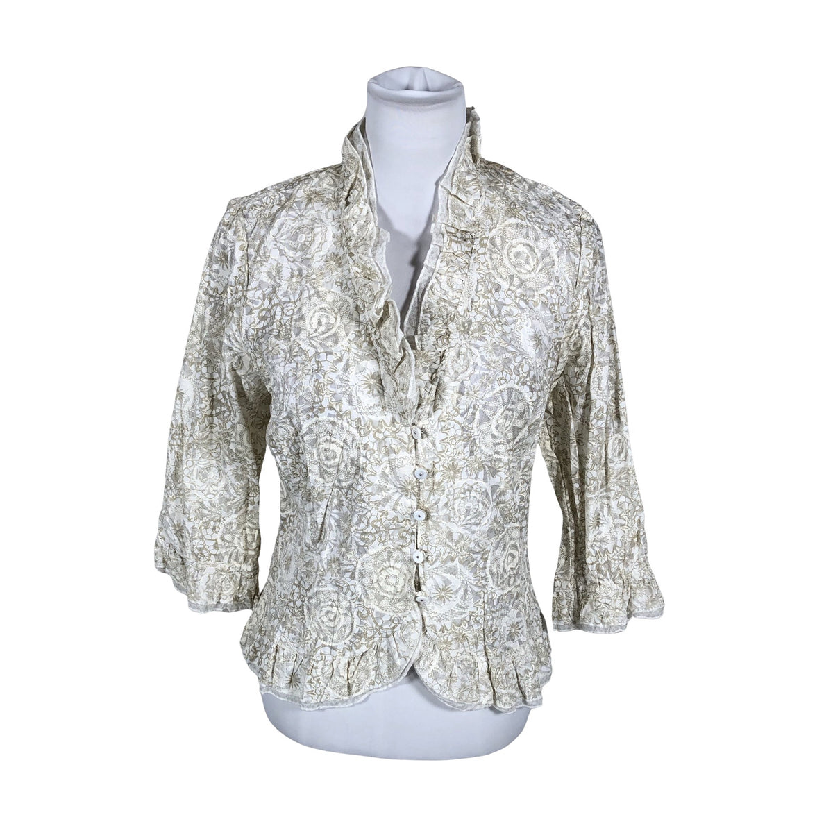 Unisex Steilmann - Party shirt, size 38 - Beige (1)