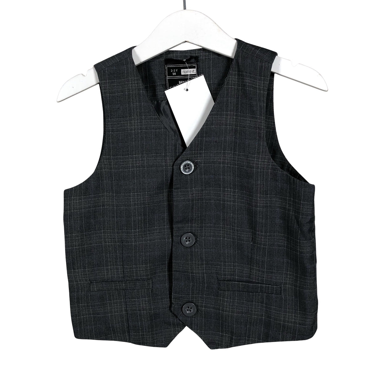 Unisex Name It - Suit vest, size 92 - 98 - Gray (1)