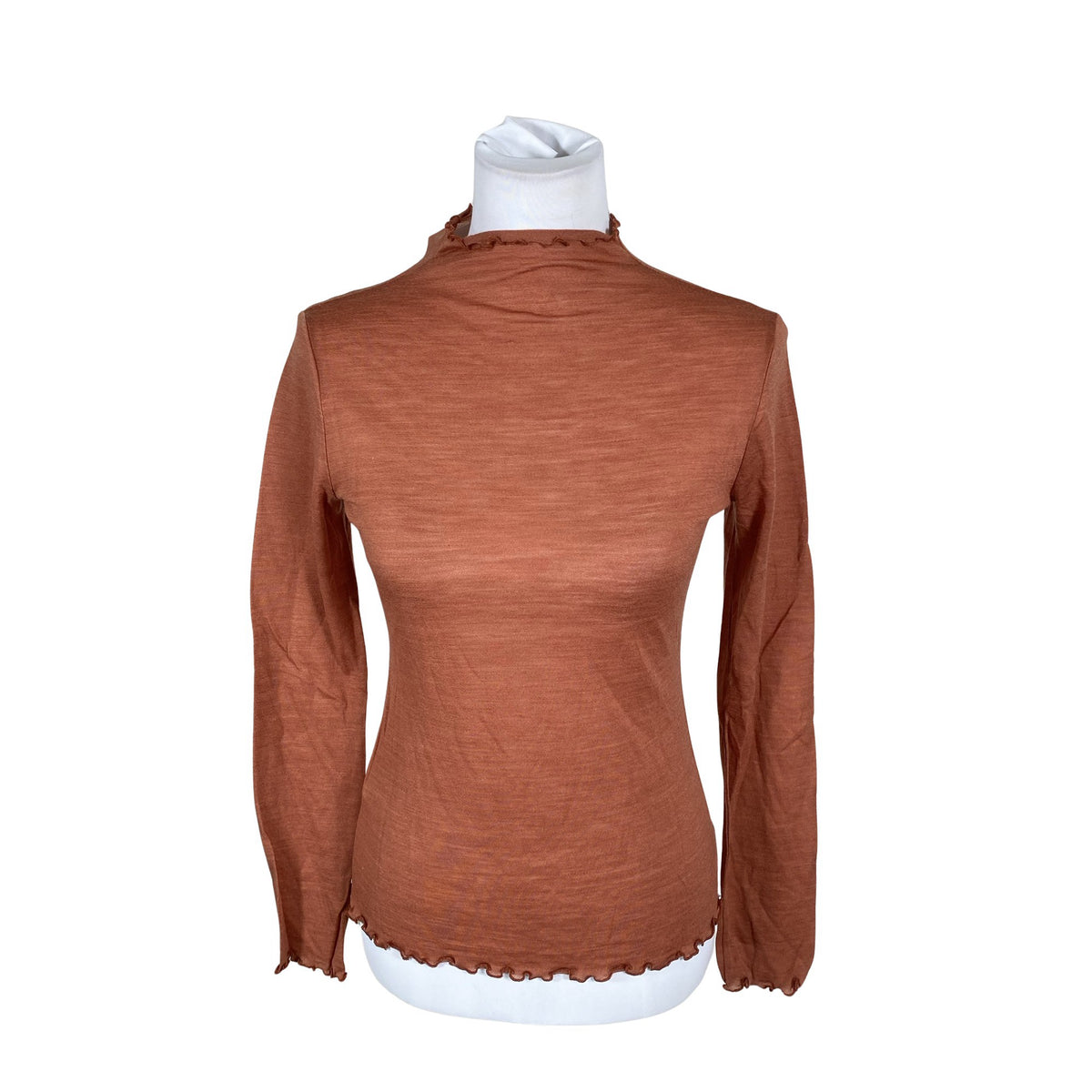 Unisex About - Tricot shirt, size 36 - Brown (1)