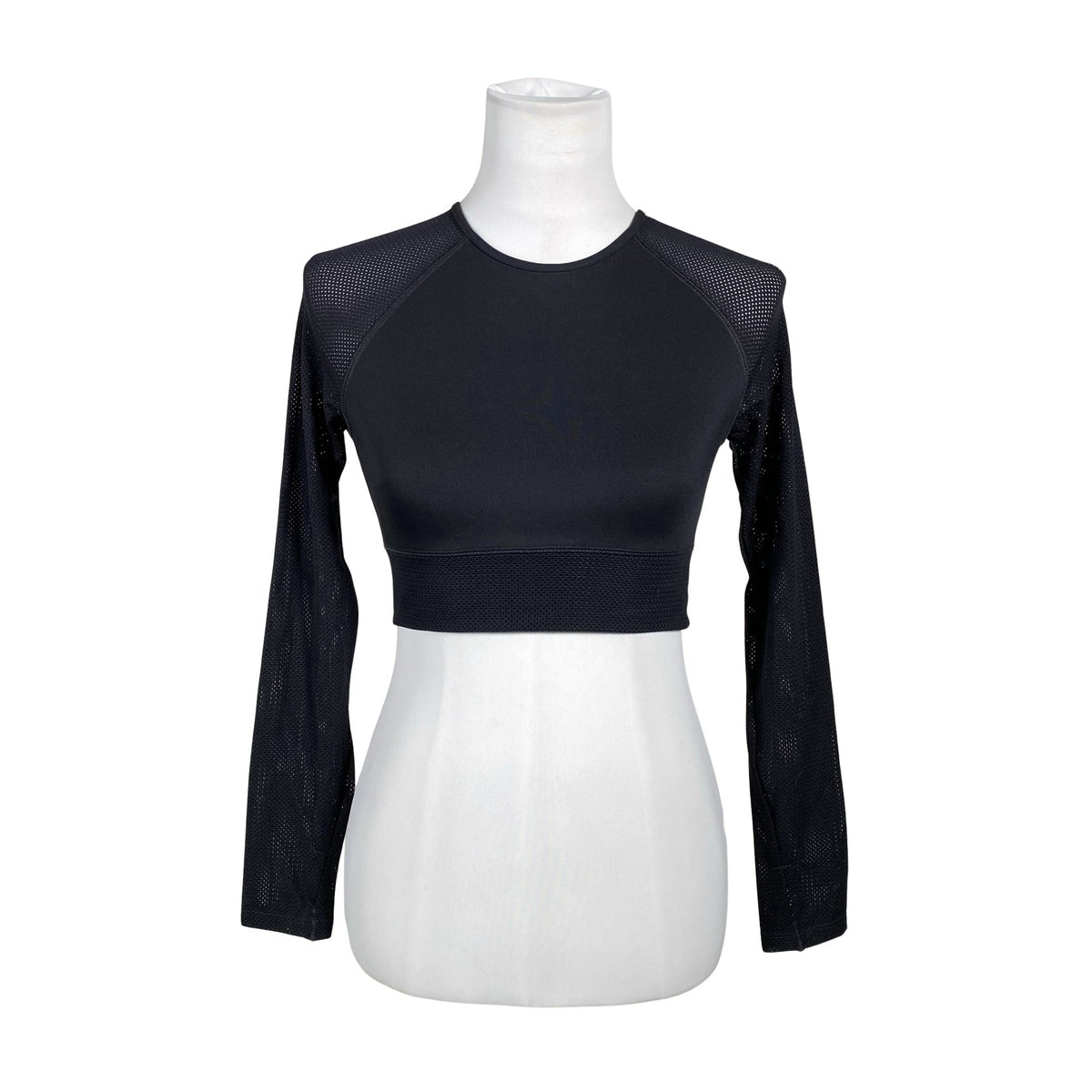 Unisex Ivy Park - Sports shirt, long sleeve, size 38 - Black (1)