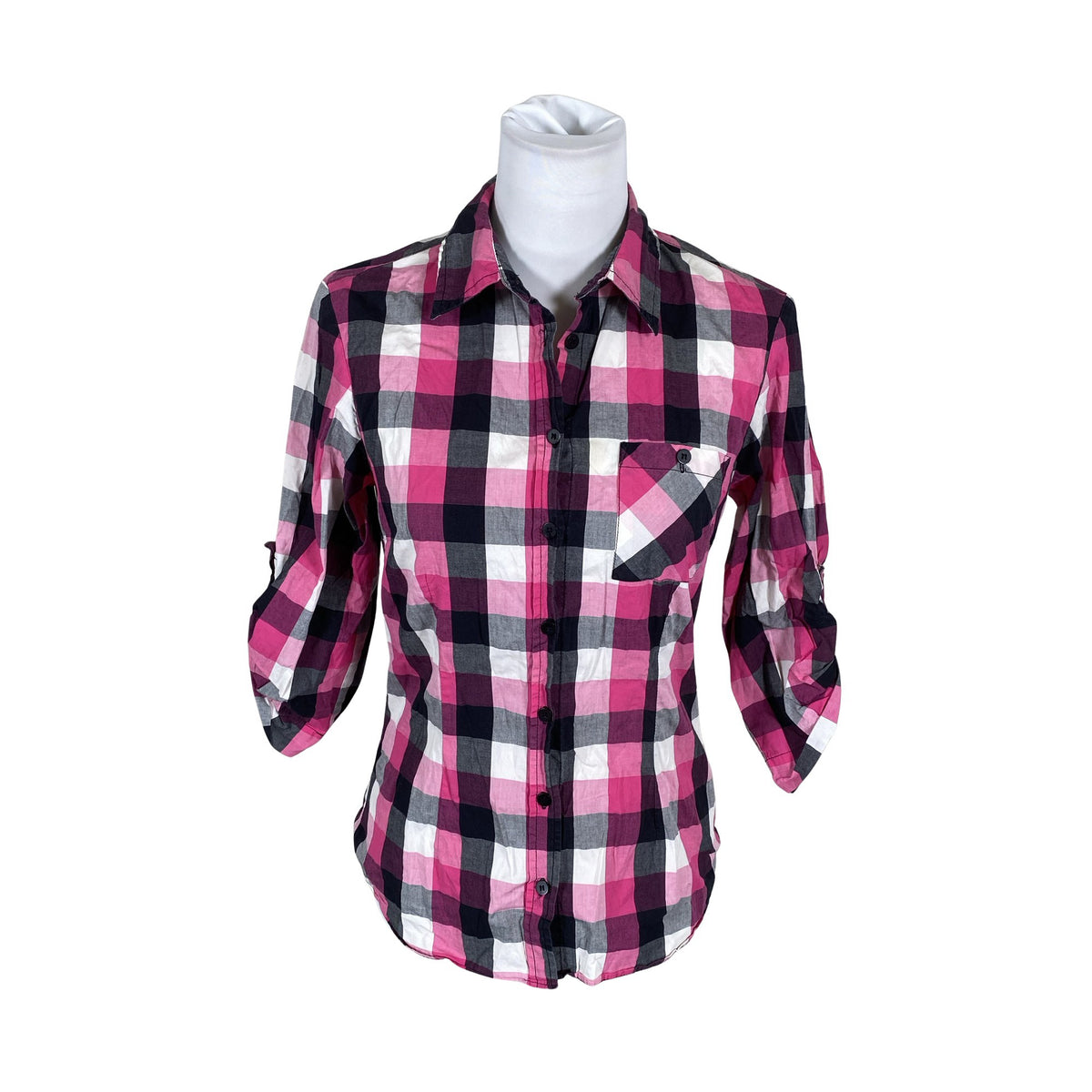 Unisex Lindex - Collared shirt, size 40 - Pink (1)