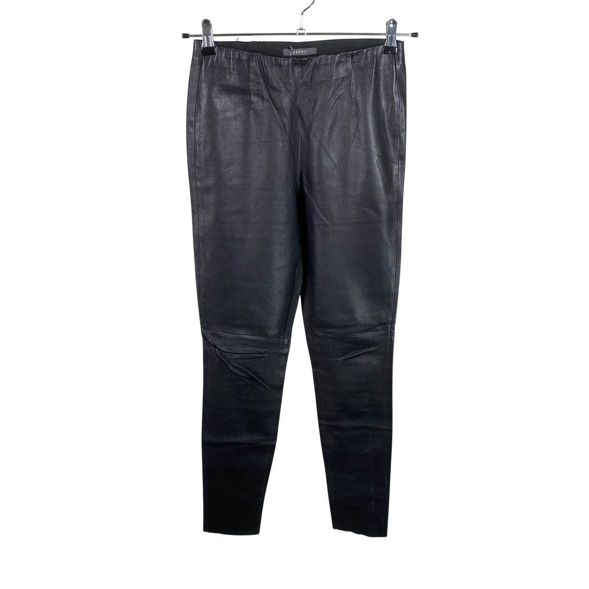 Unisex Esprit - Leather pants, size 38 - Black (1)