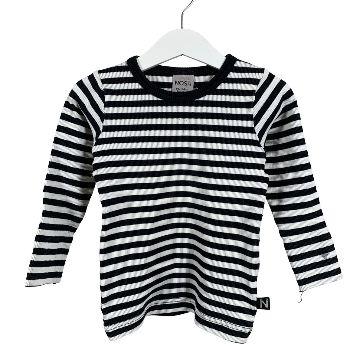 Unisex NOSH - Tricot shirt, size 98 - 104 - Black (1)