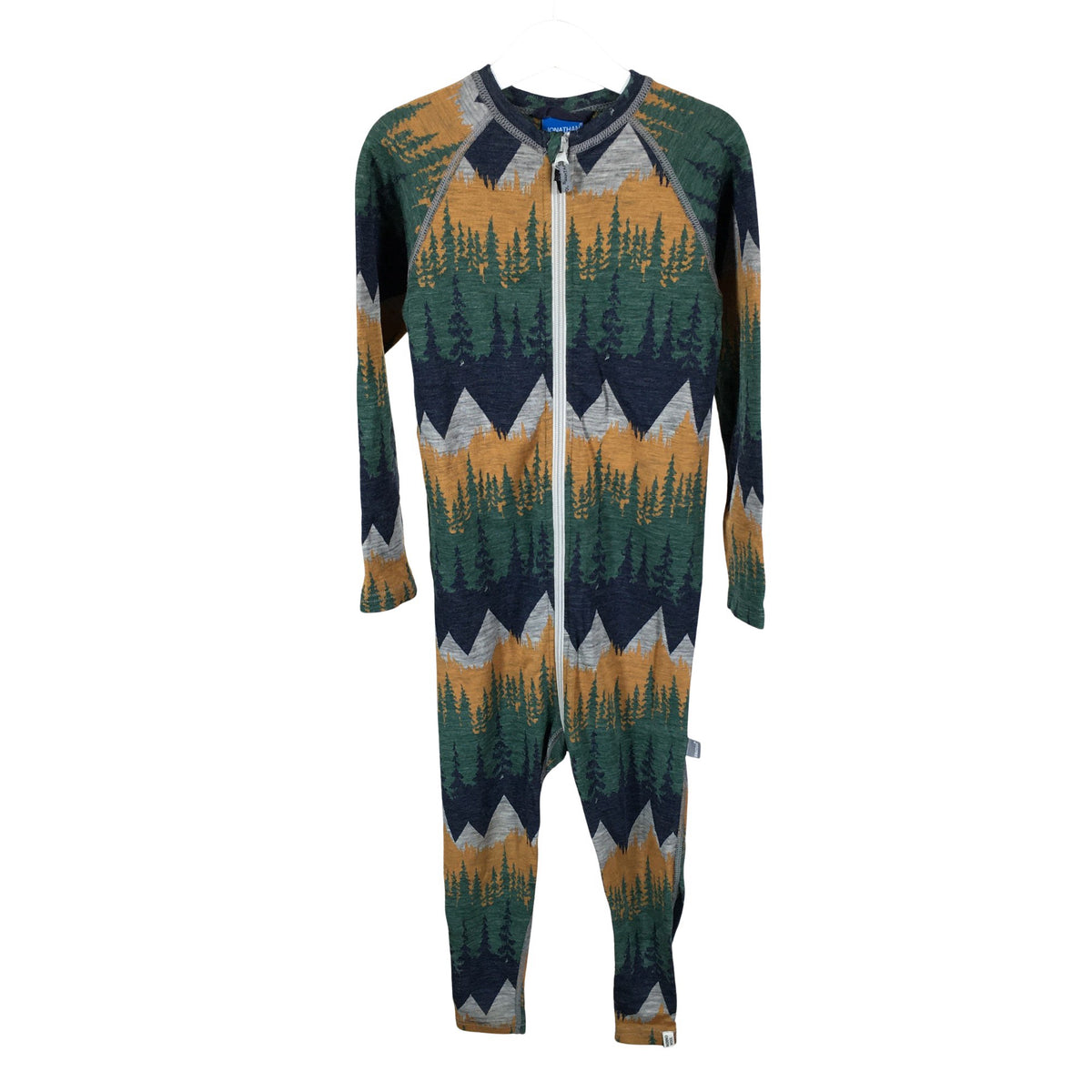 Unisex Jonathan - Wool overall, size 116 - 122 - Green (1)