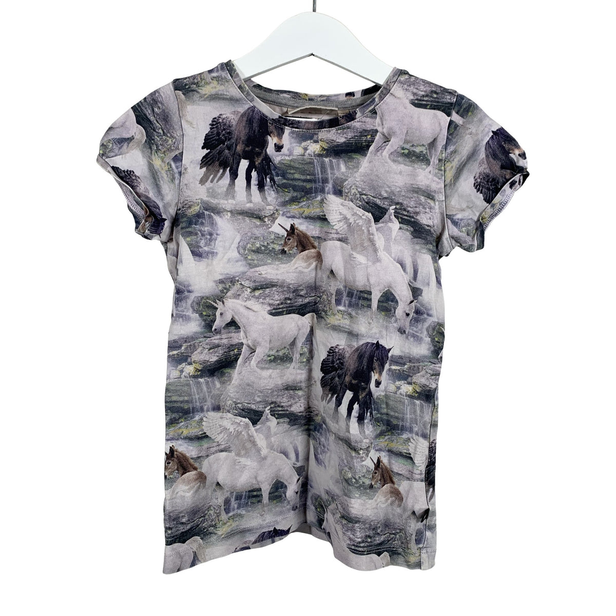 Unisex Molo Kids - T-shirt, size 116 - 122 - Gray (1)