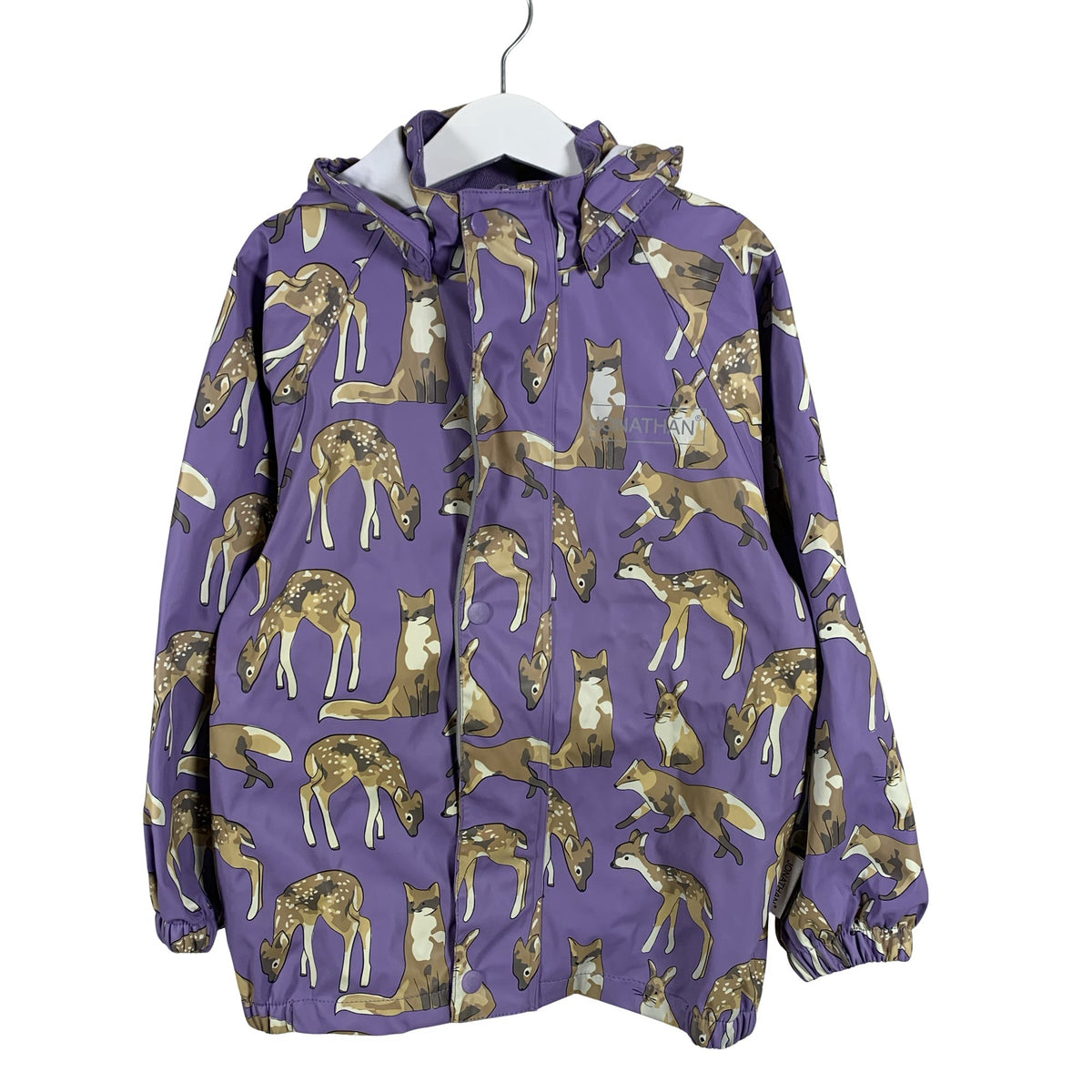 Unisex Jonathan - Rain jacket, size 110 - 116 - Violet (1)