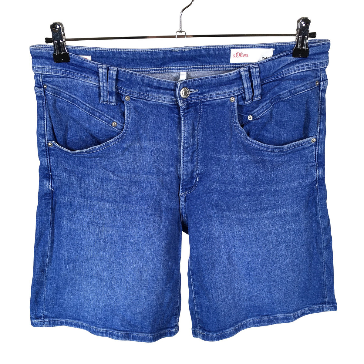 Unisex s.Oliver - Denim shorts, size 42 - Blue (1)