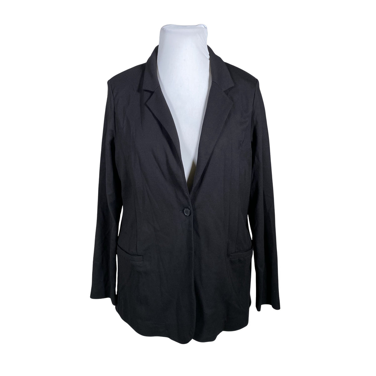 Unisex Zizzi - Sweat jacket, size 44 - Black (1)