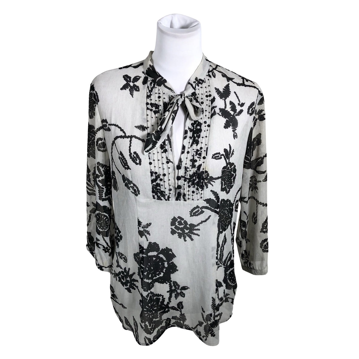 Unisex Mexx - Schiffon tunic, size 40 - Gray (1)