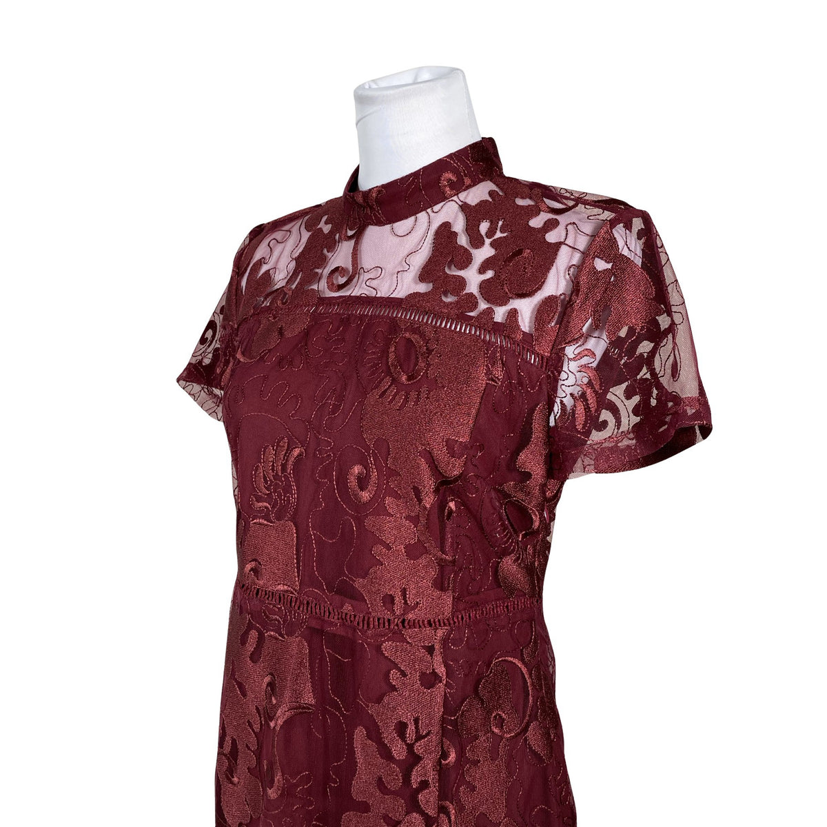 Unisex DAY Birger et Mikkelsen - Party dress, size 38 - Wine red (3)