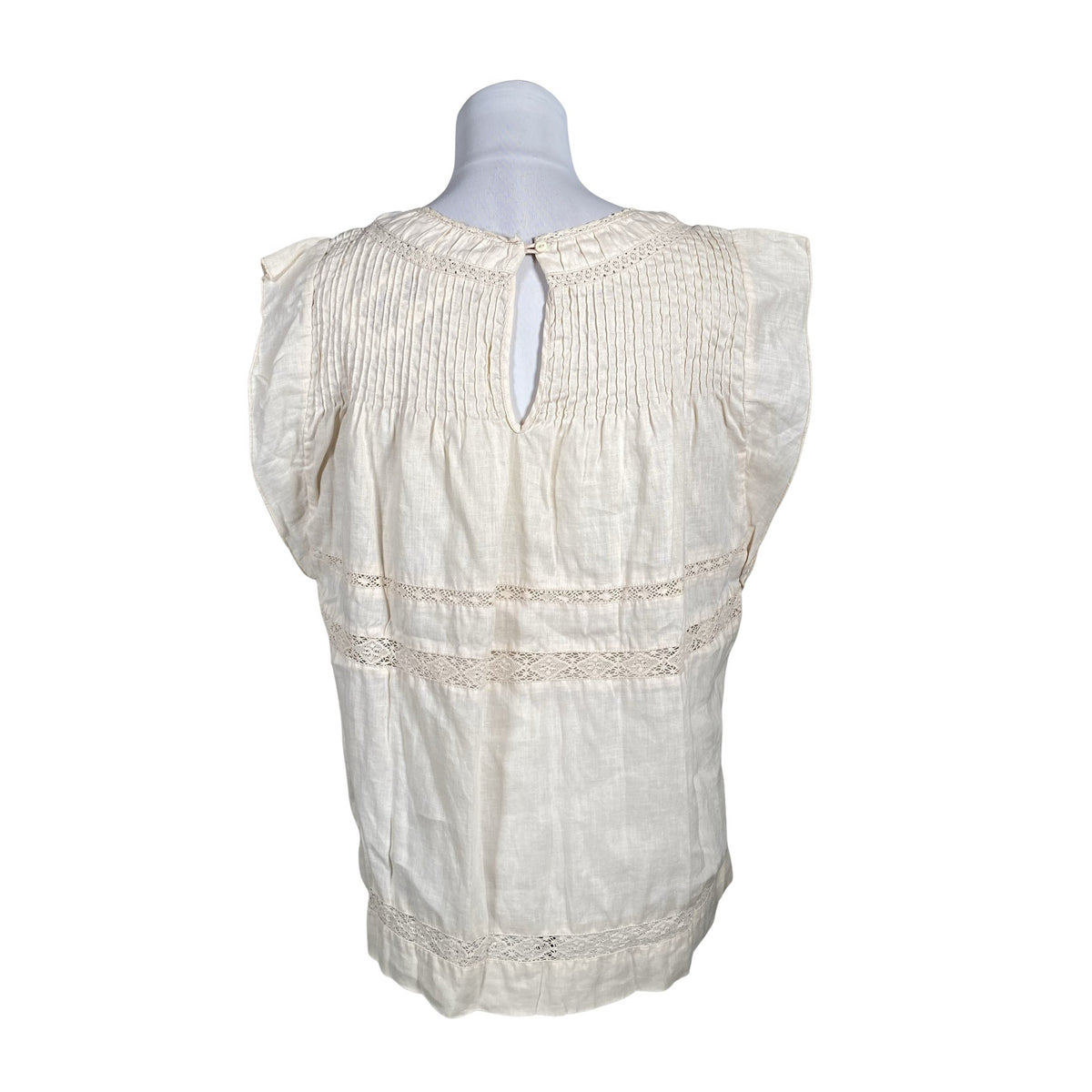 Unisex Part two - Short-sleeved blouse, size 38 - Beige (1)