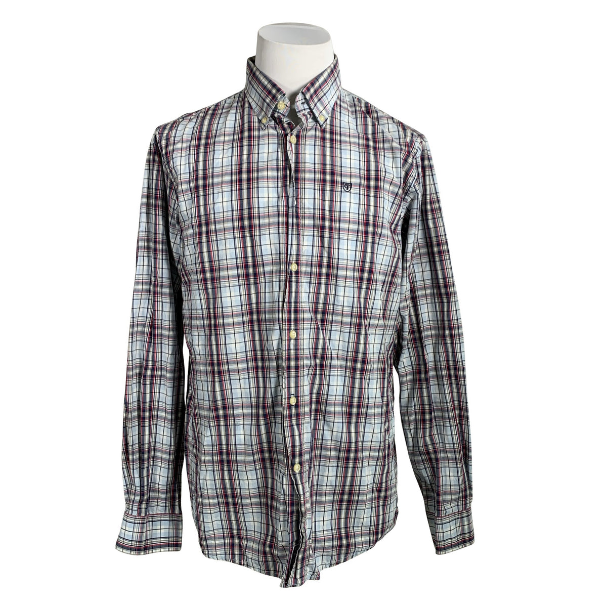 Unisex Cottonfield - Collared shirt, size XXL - Blue (1)