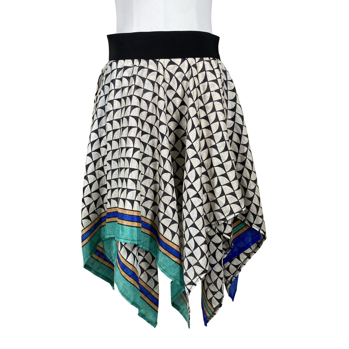 Unisex Handmade - Fabric skirt, size 36 - Gray (1)