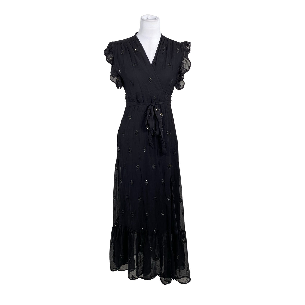 Unisex Gold&Silver Paris - Dress, size 38 - Black (1)