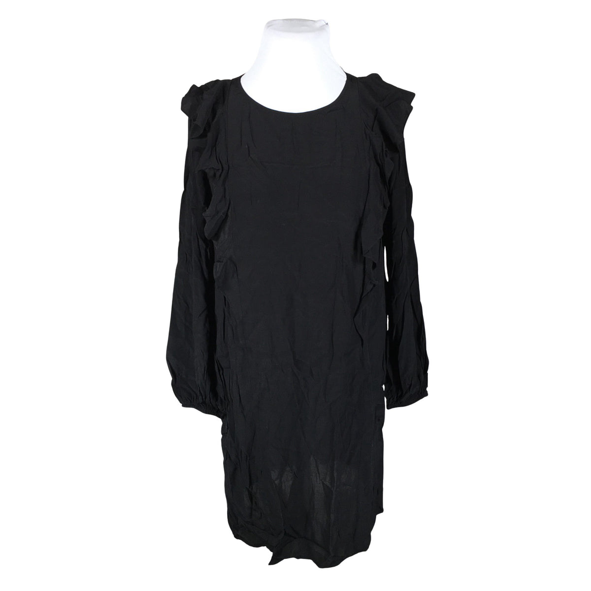 Unisex Your Face - Schiffon dress, size 42 - Black (2)