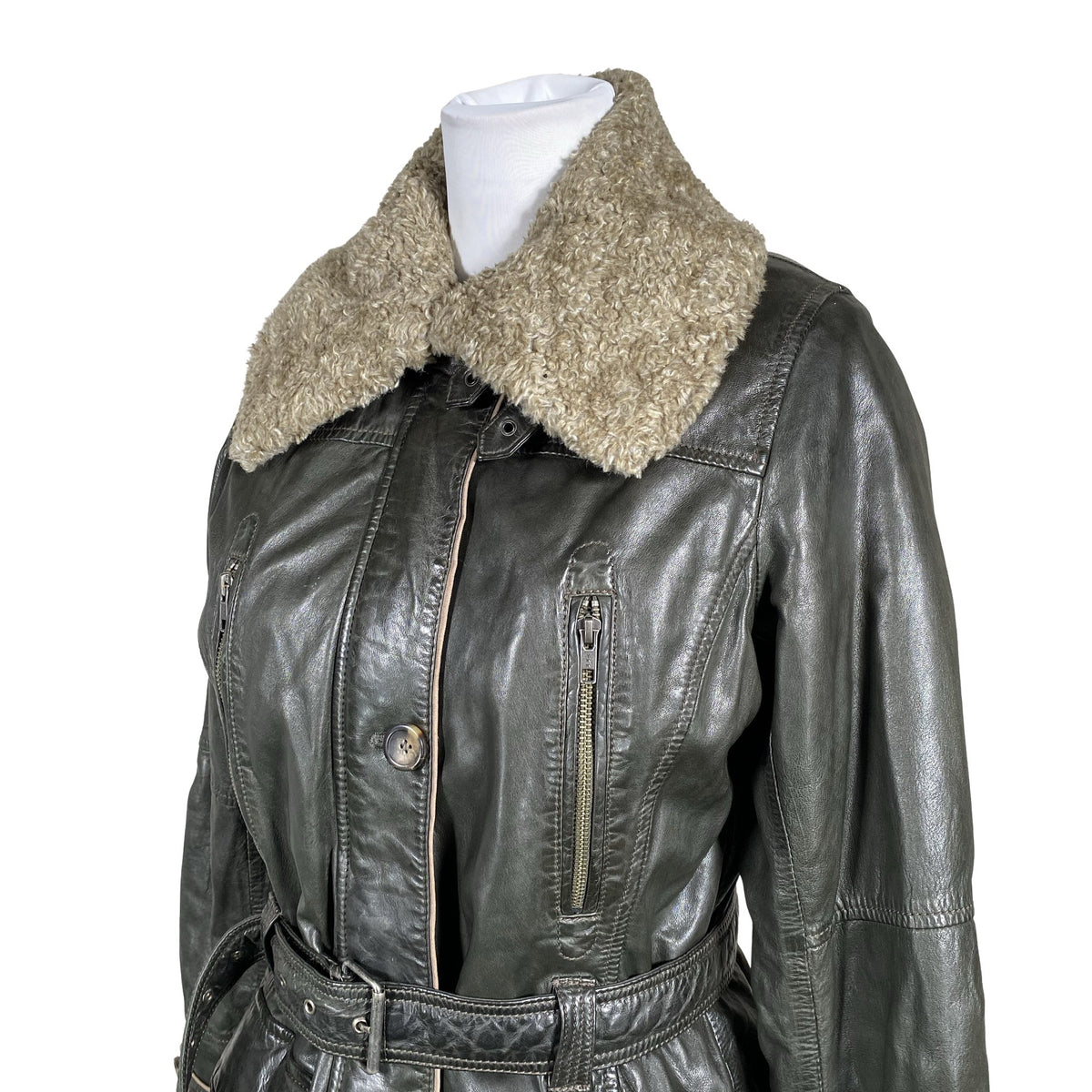 Unisex Jofama - Leather jacket, size 38 - Black (1)