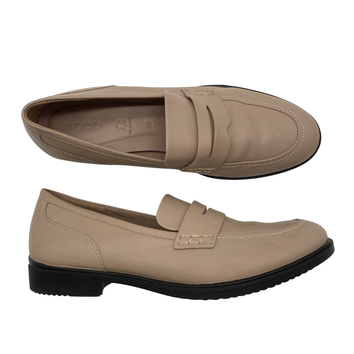 Unisex Ecco - Loafers, size 40 - Beige (1)