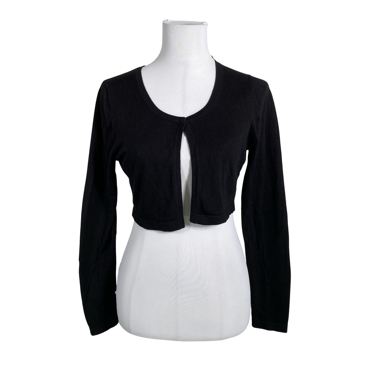 Unisex s.Oliver - Knit bolero jacket, size 38 - Black (1)