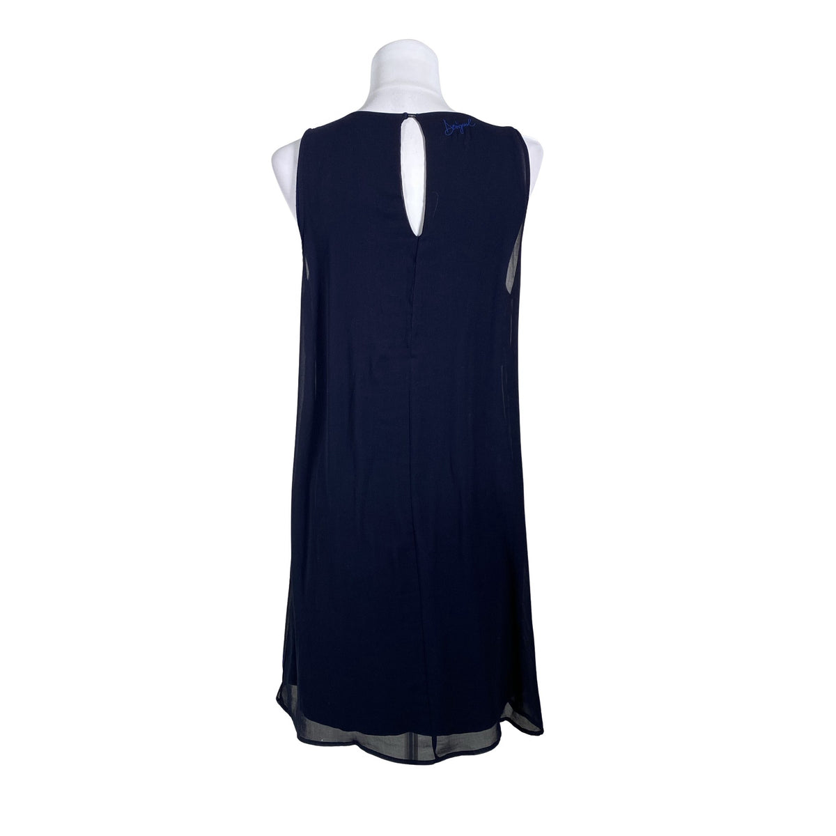 Unisex Desigual - Schiffon dress, size 38 - Blue (2)
