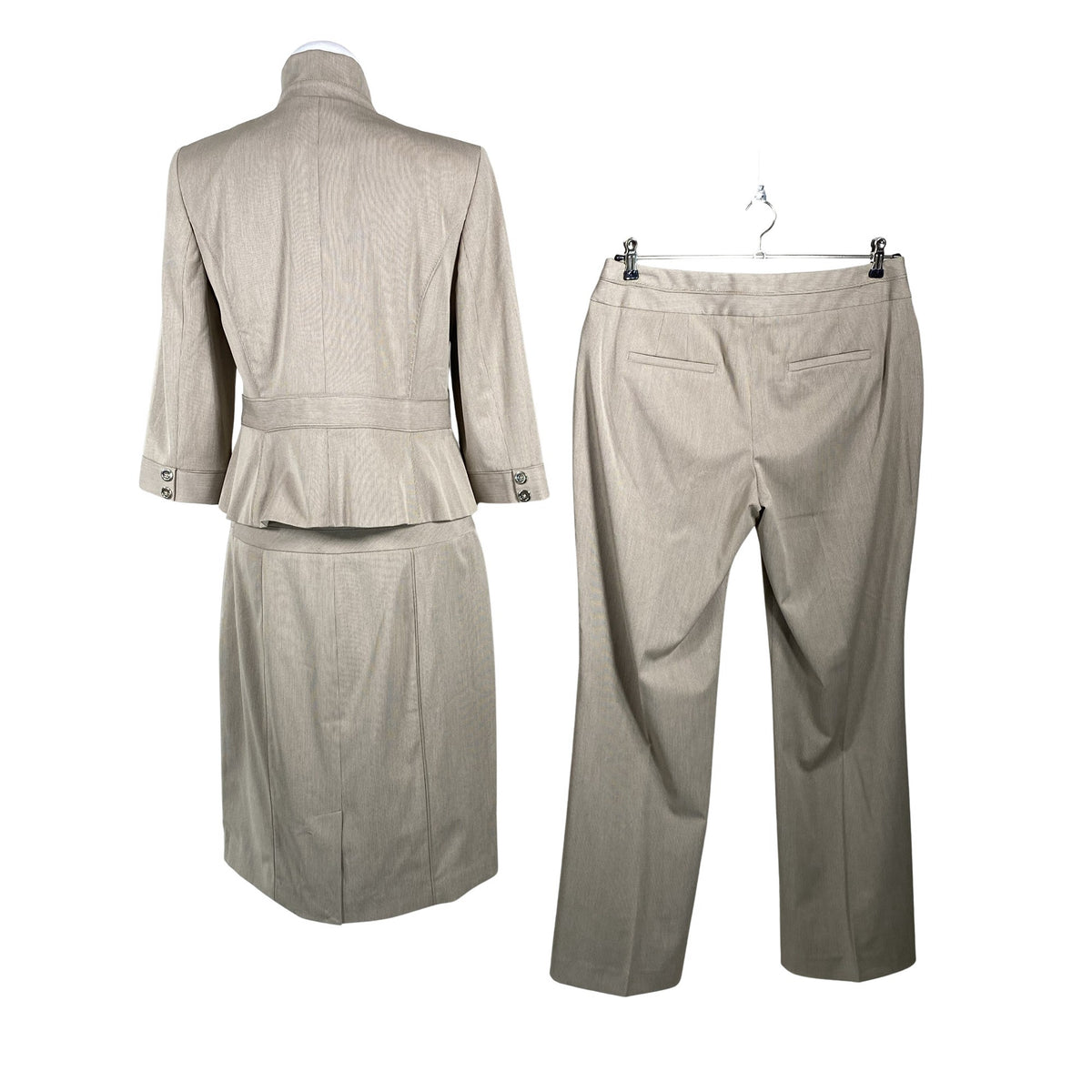 Unisex White House Black Market - Suit set, size 40 - Brown (2)