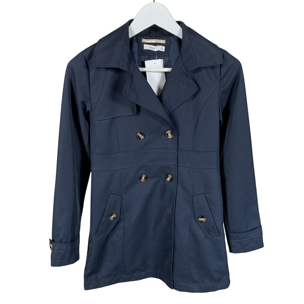 Unisex Name It - Trench coat, size 146 - 152 - Blue (1)