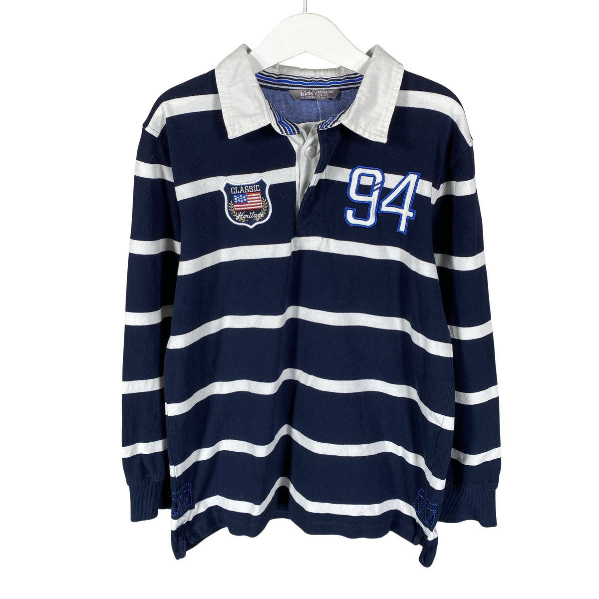 Unisex Lindex - Tricot shirt, size 134 - 140 - Blue (1)