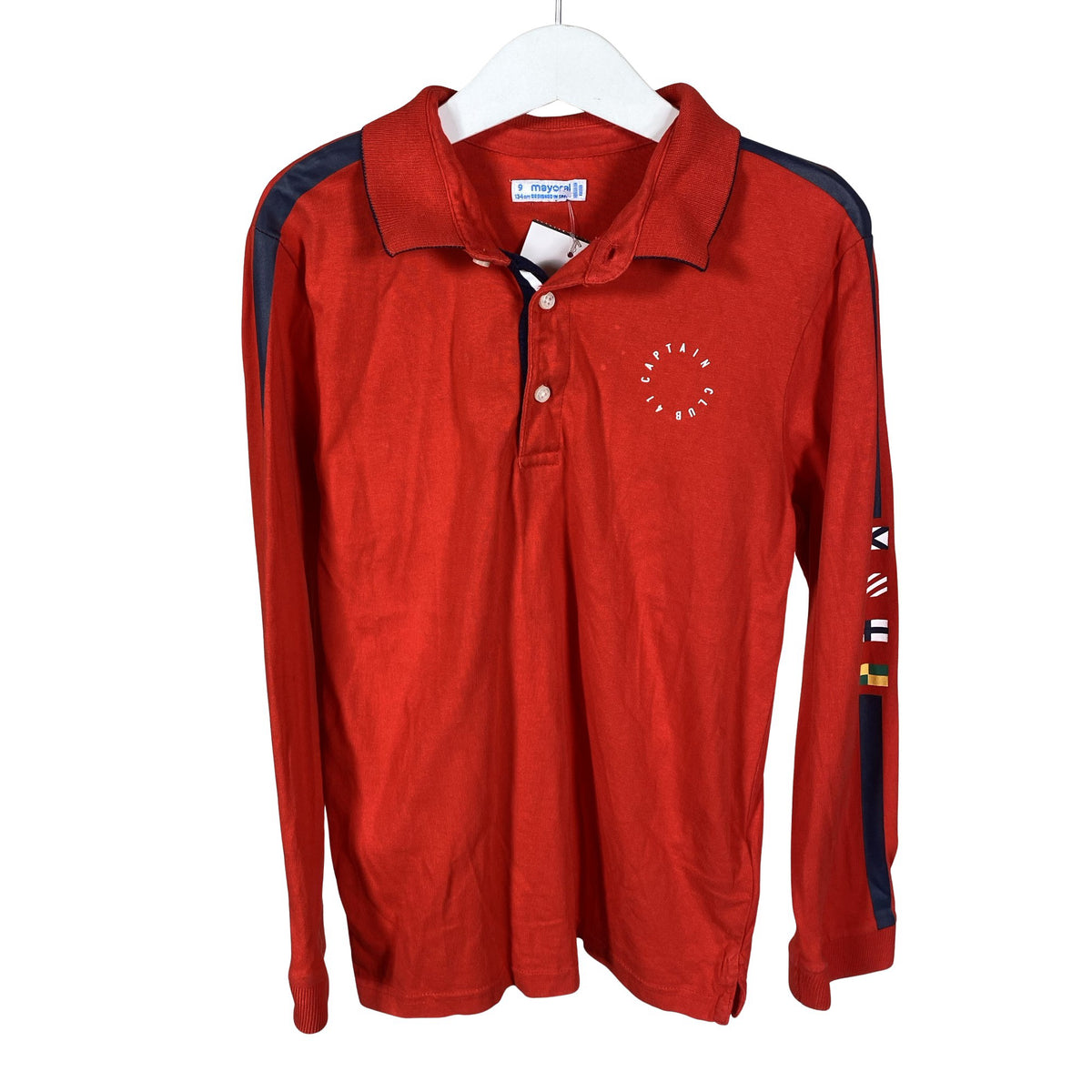 Unisex Mayoral - Tricot shirt, size 128 - 134 - Red (1)