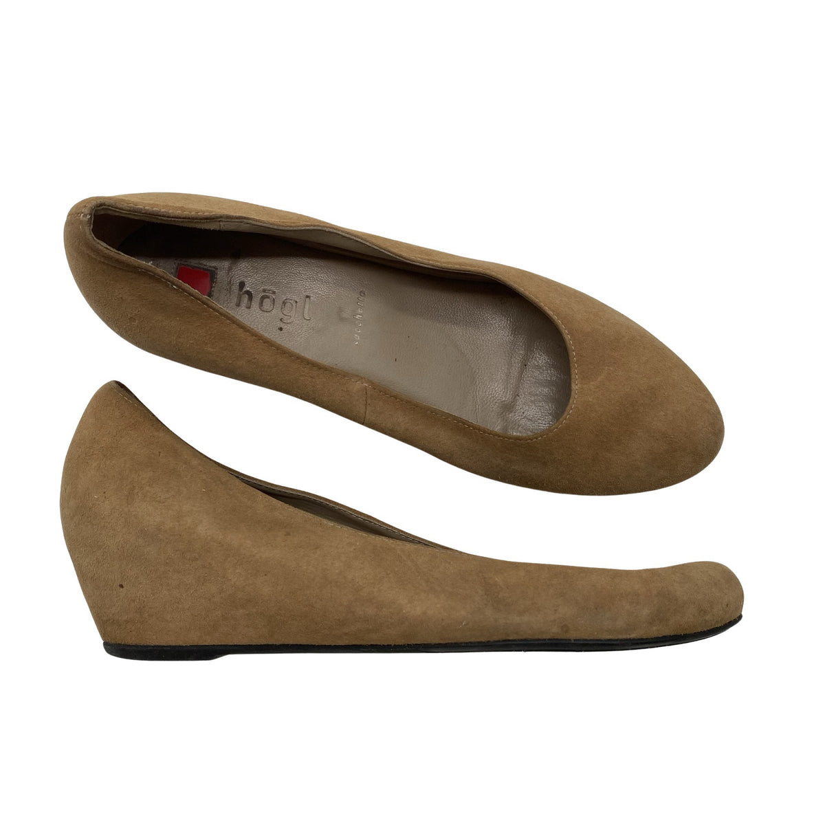 Unisex Högl - Wedge heel shoes, size 37 - Brown (1)