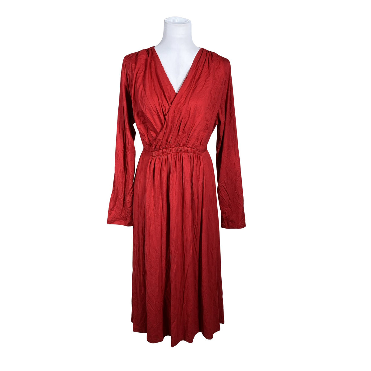 Unisex Polarn O. Pyret - Tricot dress, size 40 - Red (1)