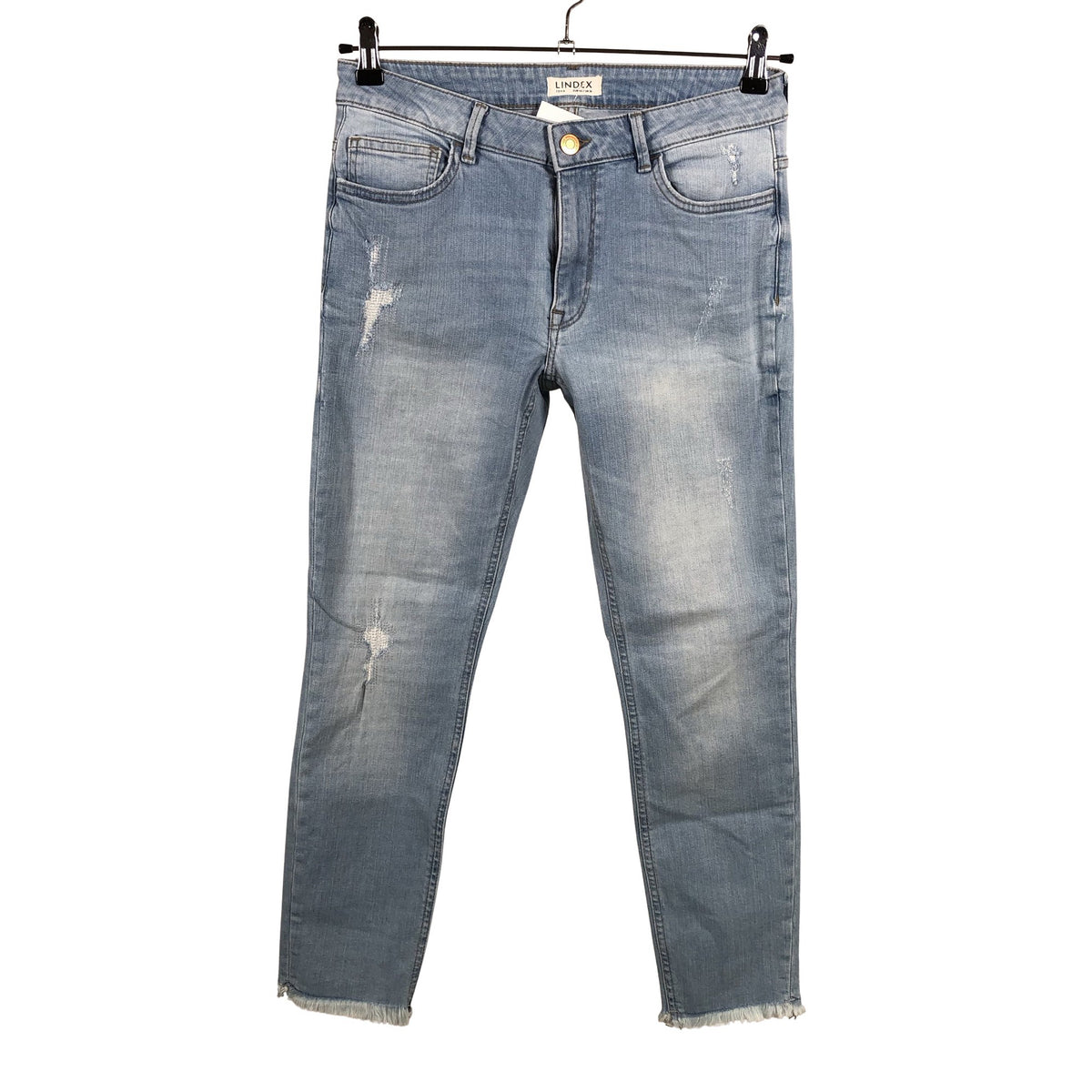 Unisex Lindex - Capri jeans, size 40 - Light blue (1)