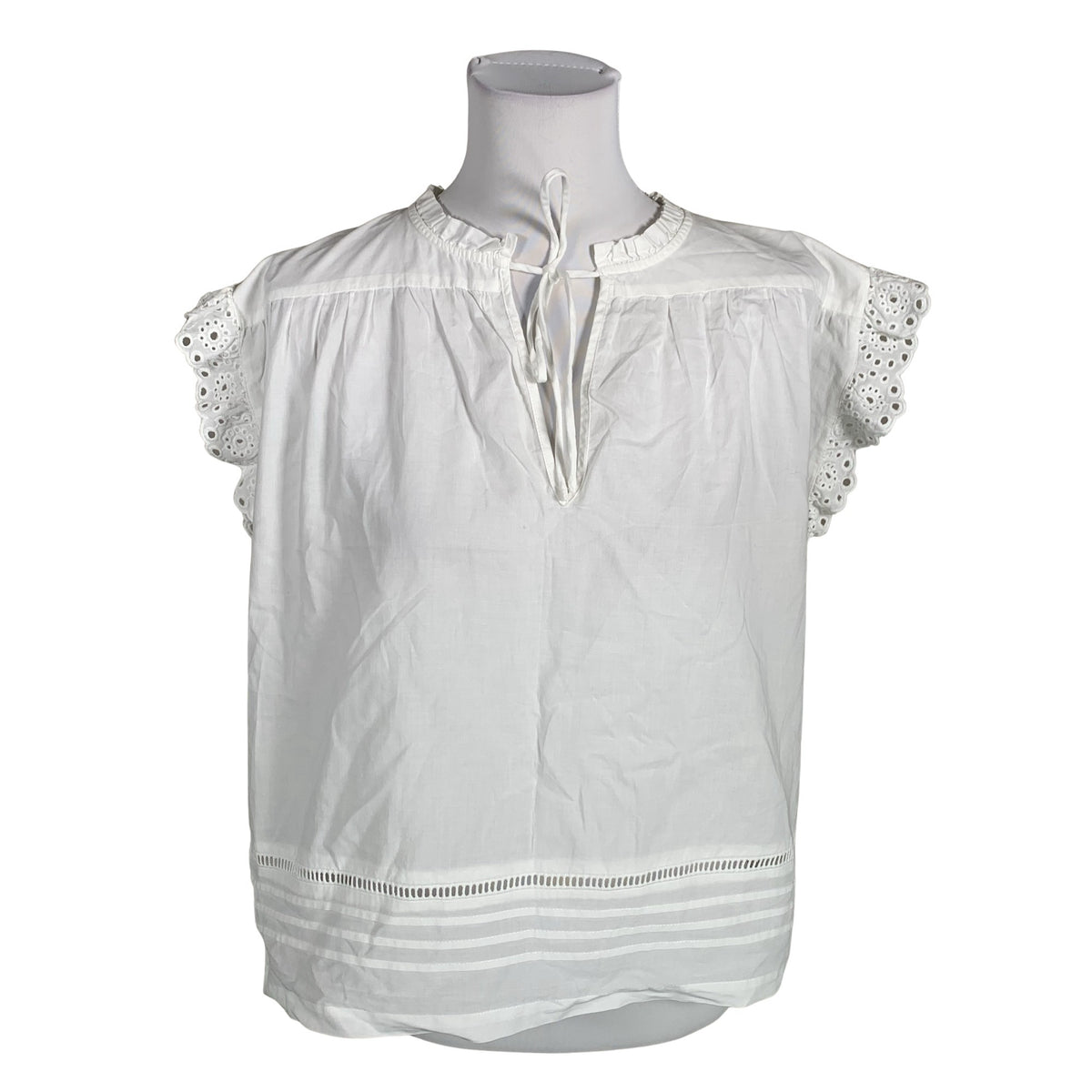 Unisex Second Female - Short-sleeved blouse, size 40 - White (1)
