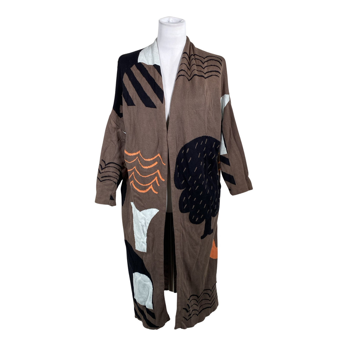 Unisex Papu - Cardigan, size 34 - Brown (1)