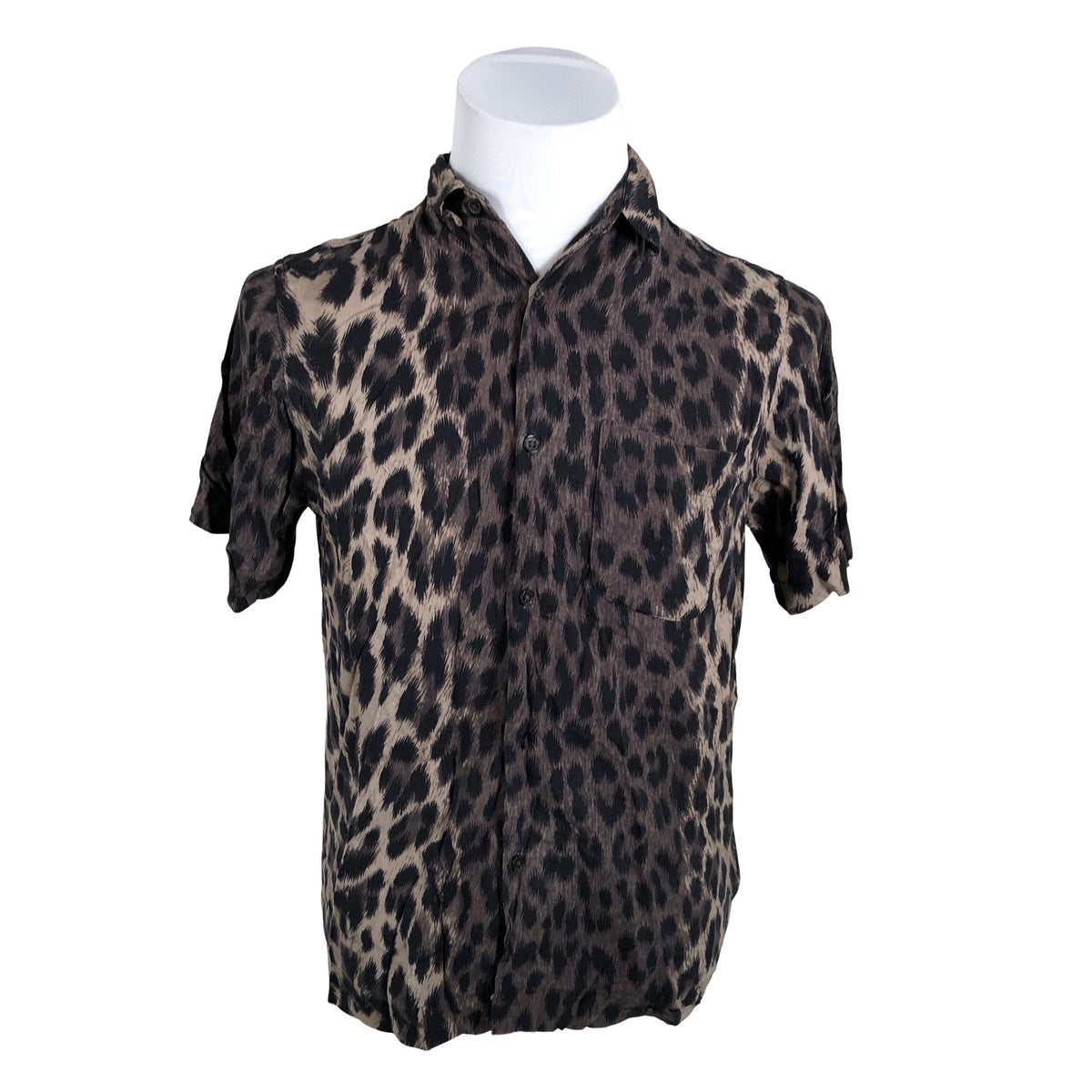 Unisex Vailent - Short-sleeved blouse, size S - Brown (1)