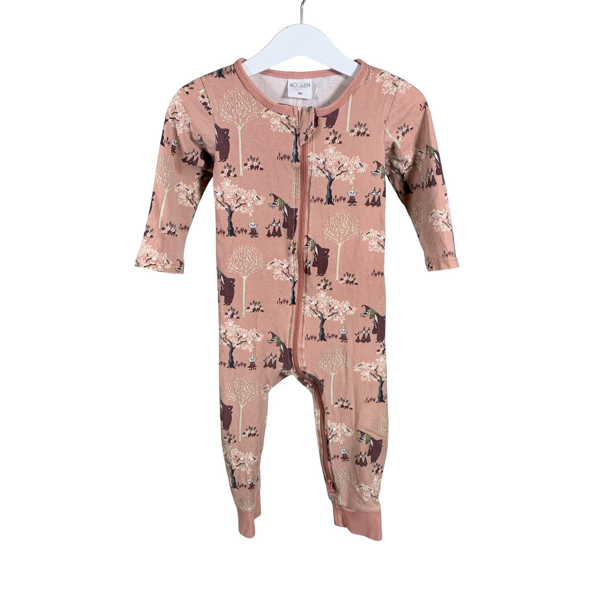 Unisex Moomin by Martinex - Nightwear, size 74 - 80 - Light pink (1)