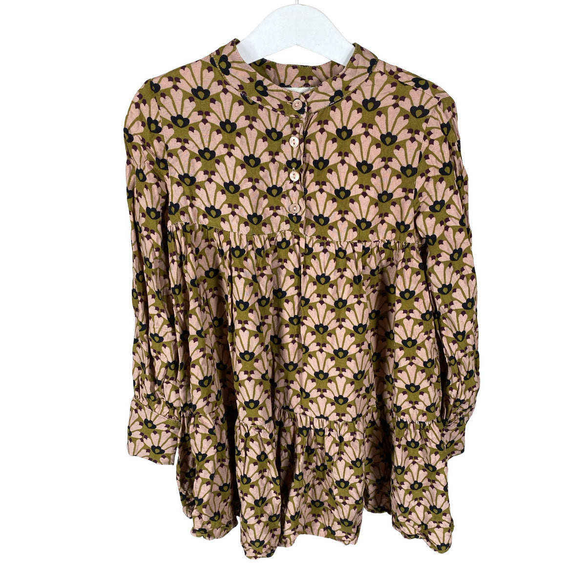Unisex Milk Copenhagen - Schiffon dress, size 98 - 104 - Green (1)