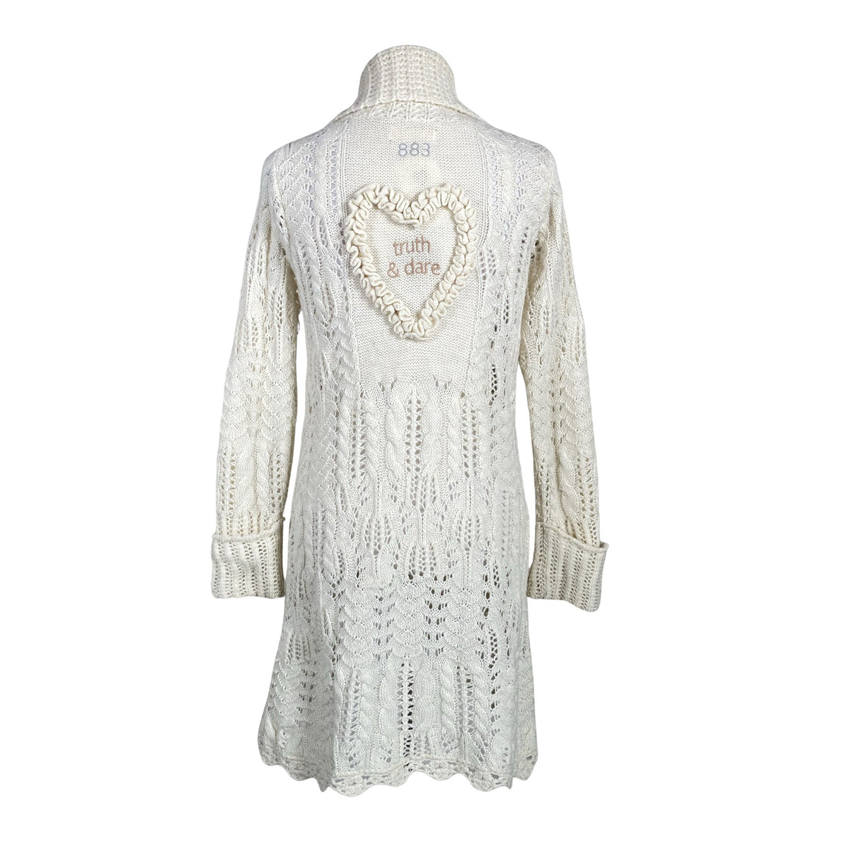 Unisex Odd Molly - Cardigan, size 36 - Natural white (2)