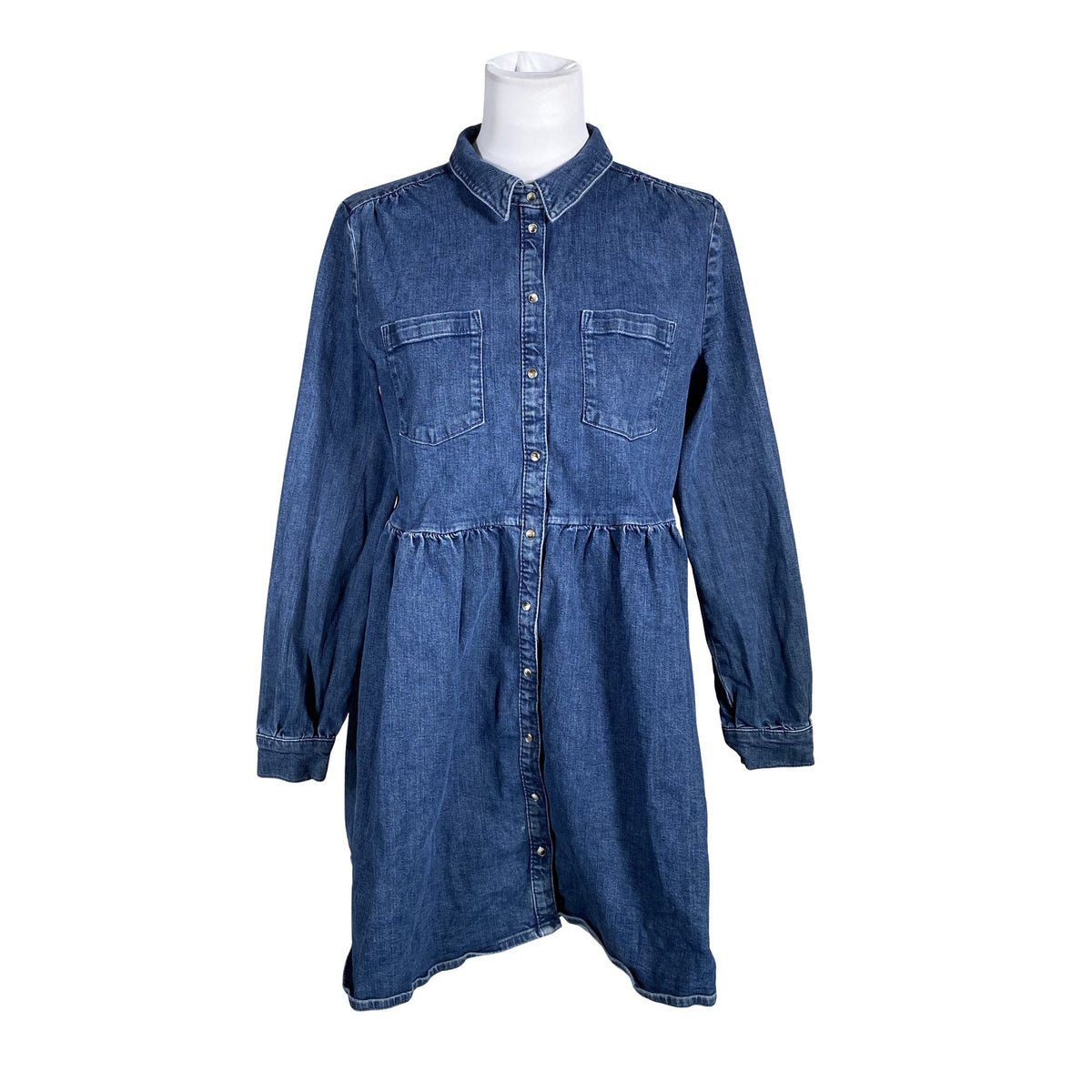 Unisex Sézane - Denim dress, size 40 - Blue (1)