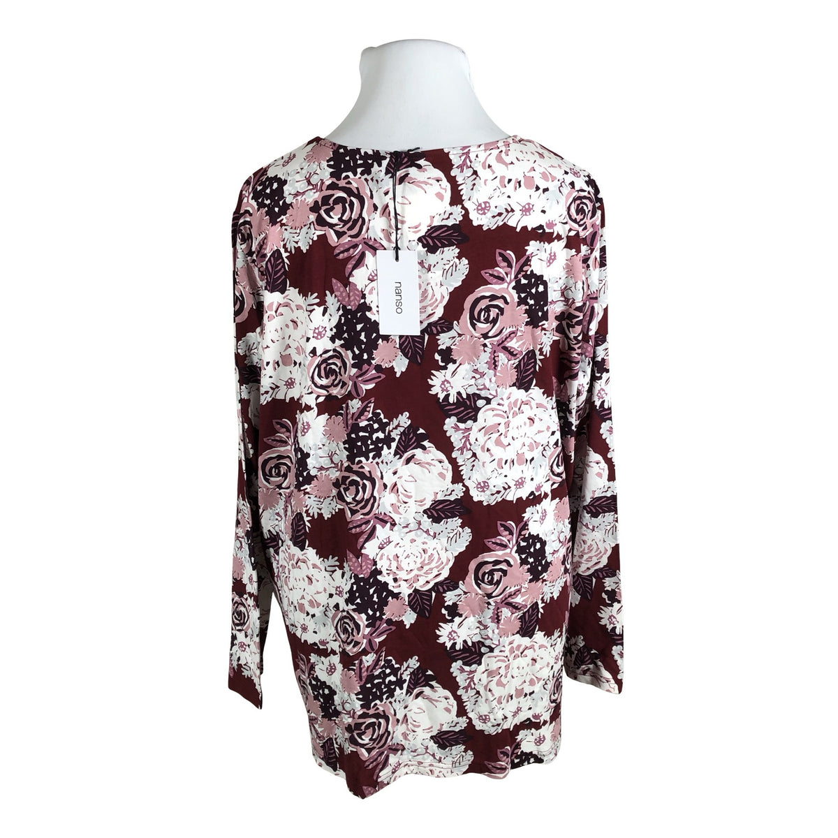 Unisex Nanso - Nightshirt, size 46 - Wine red (2)