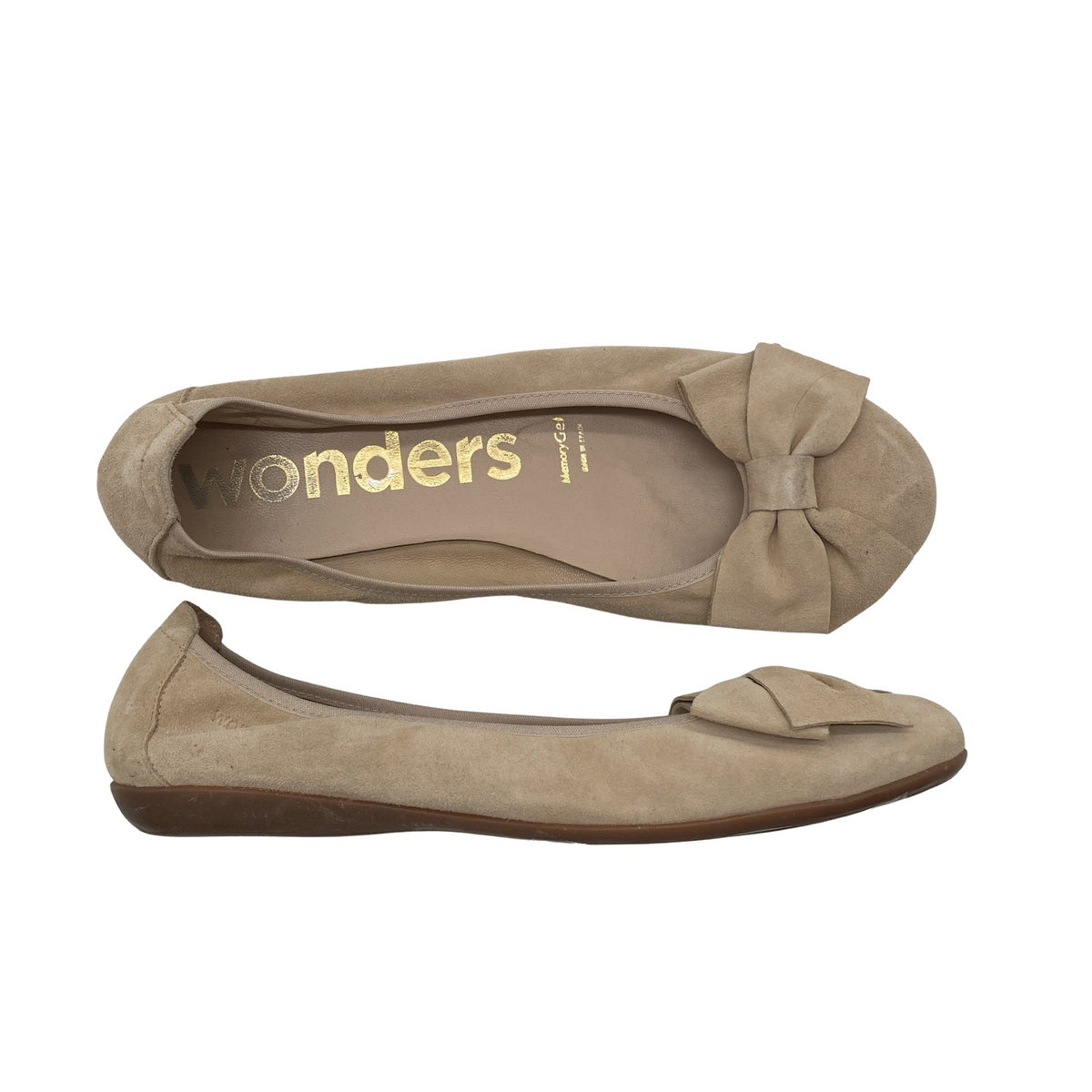Unisex Wonders - Ballerinas, size 39 - Beige (1)