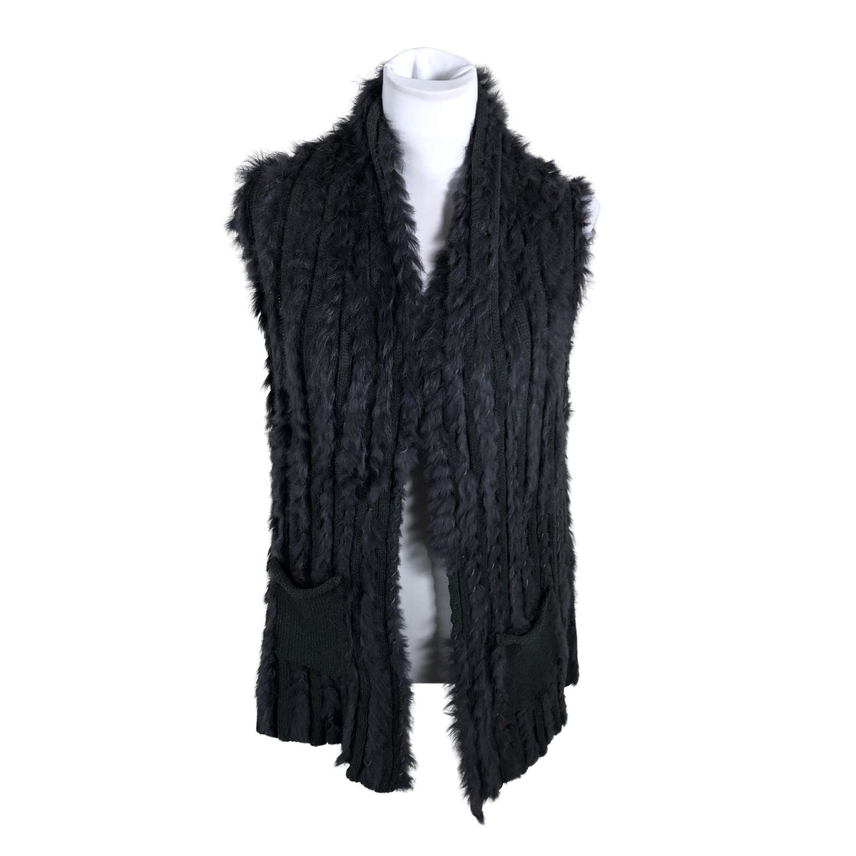 Unisex Soyaconcept - Knit vest, size 40 - Gray (1)