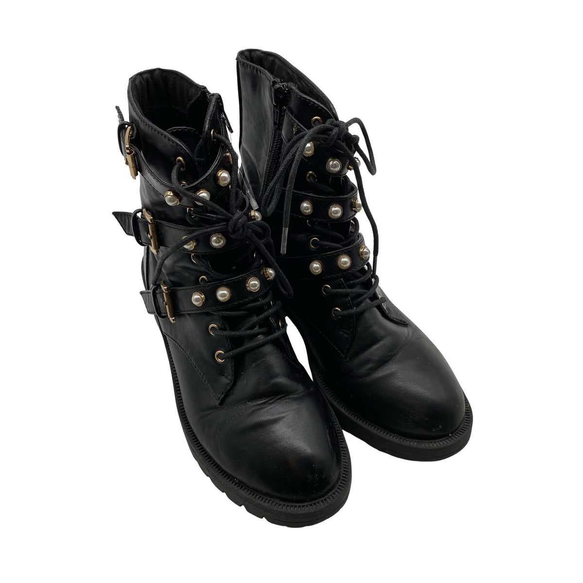 Unisex Bianco - Ankle boots, size 39 - Black (2)