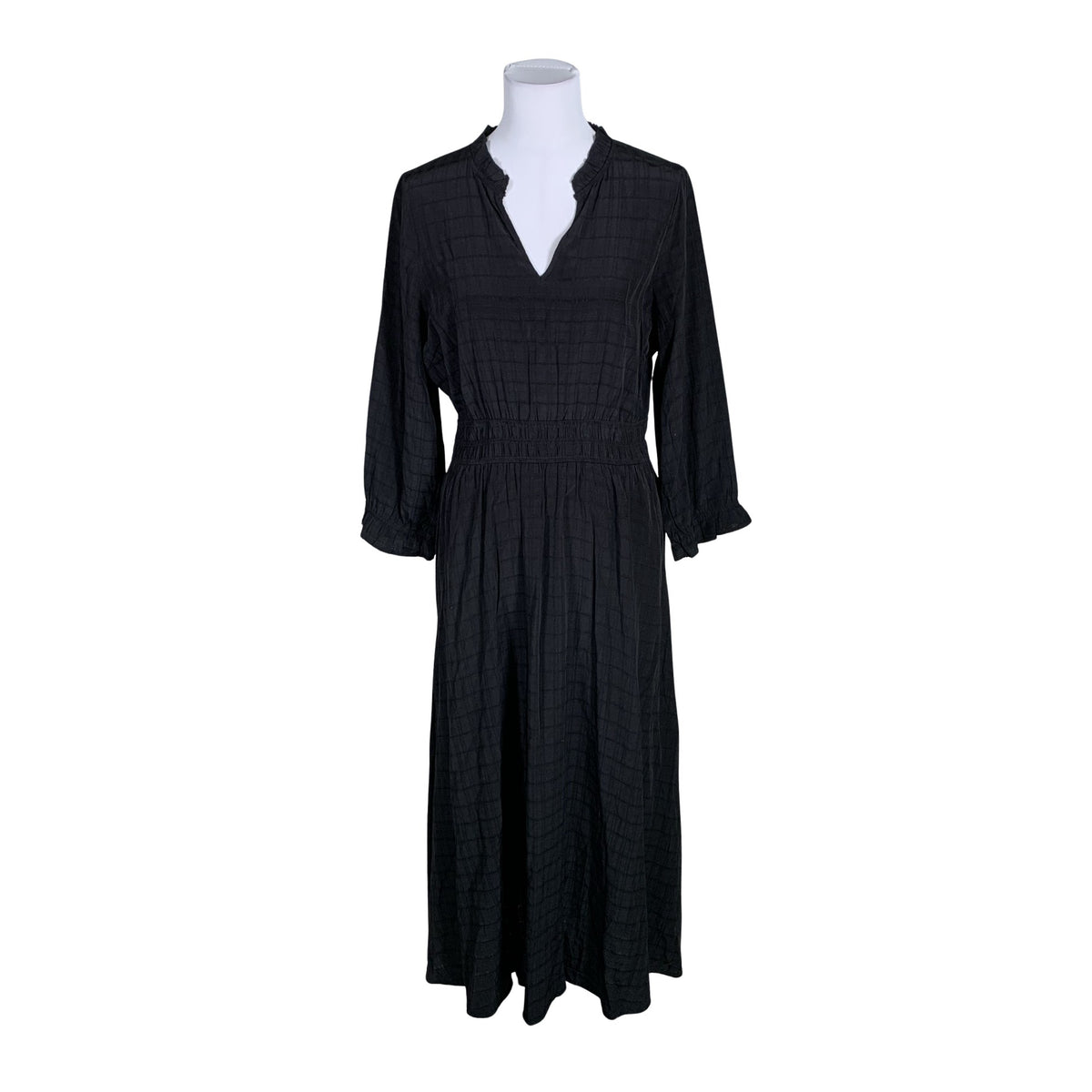 Unisex Culture - Schiffon dress, size 38 - Black (1)